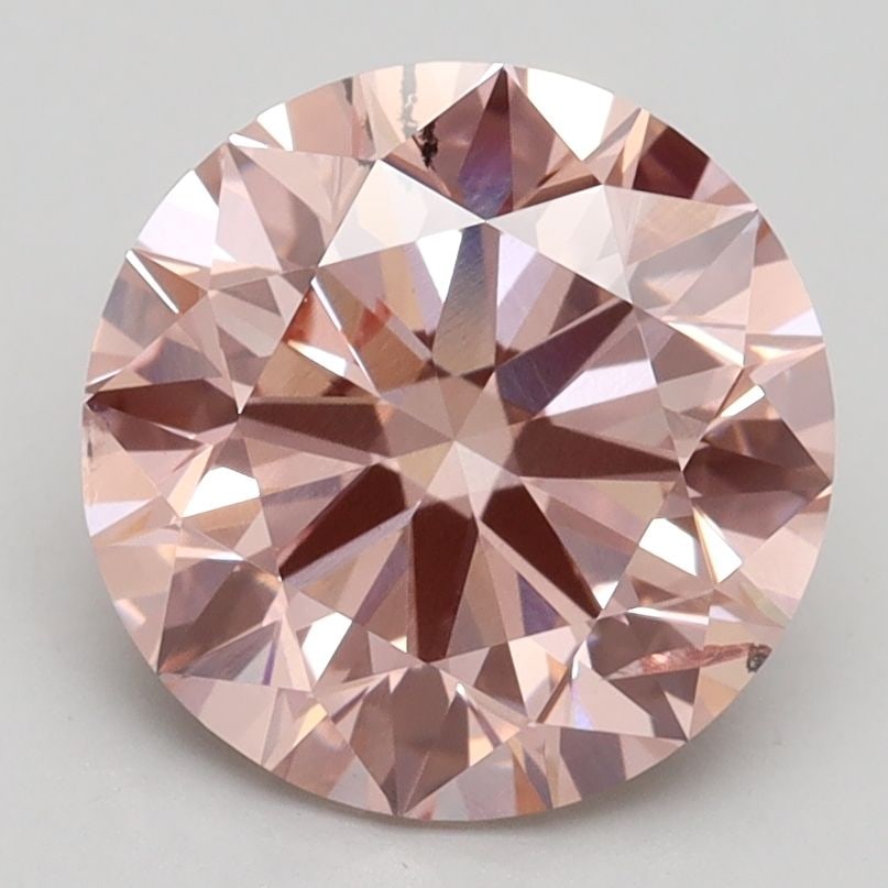 Loose Diamond - ROUND 3.0ct Fancy Intense Pink SI2: Loose Diamond - ROUND 3.0ct Fancy Intense Pink SI2 Source: This is a real non-mined Diamond that has been grown in a lab Shape: ROUND Carats: 3.0 Color: Fancy Intense Pink Certification: IGI Video: