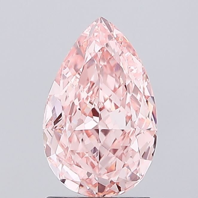 Loose Diamond - PEAR 1.95ct Fancy Vivid Pink VVS2: Loose Diamond - PEAR 1.95ct Fancy Vivid Pink VVS2 Source: This is a real non-mined Diamond that has been grown in a lab Shape: PEAR Carats: 1.95 Color: Fancy Vivid Pink Certification: IGI Video: