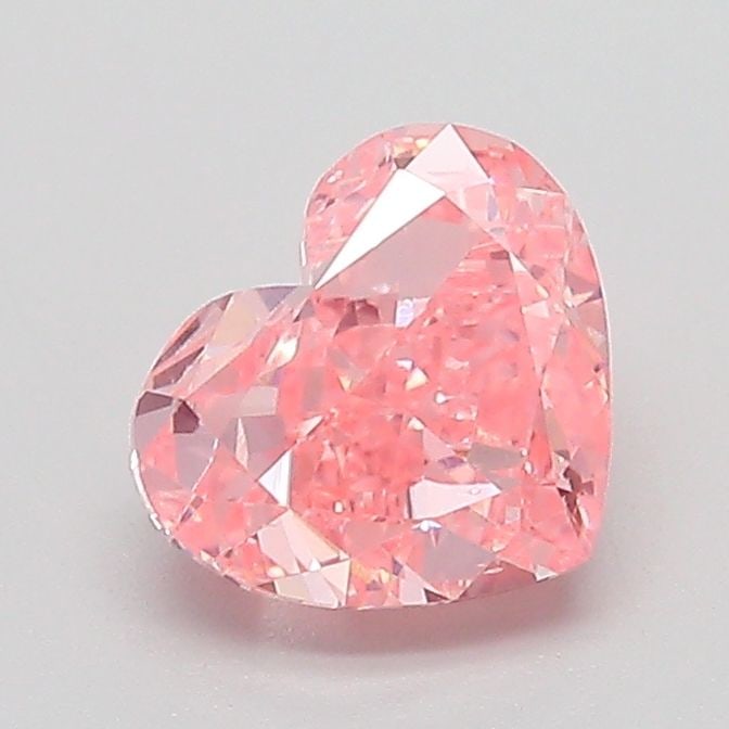 Loose Diamond - HEART 1.24ct Fancy Vivid Pink VS1: Loose Diamond - HEART 1.24ct Fancy Vivid Pink VS1 Source: This is a real non-mined Diamond that has been grown in a lab Shape: HEART Carats: 1.24 Color: Fancy Vivid Pink Certification: IGI Video: