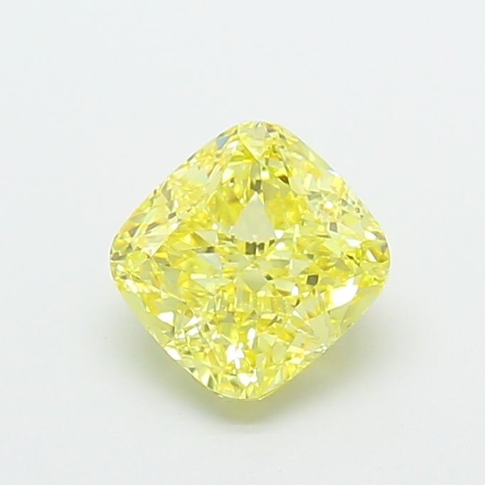 Loose Diamond - CUSHION MODIFIED 2.05ct Fancy Intense Yellow VS1: Loose Diamond - CUSHION MODIFIED 2.05ct Fancy Intense Yellow VS1 Source: This is a real non-mined Diamond that has been grown in a lab Shape: CUSHION MODIFIED Carats: 2.05 Color: Fancy Intense Yellow 