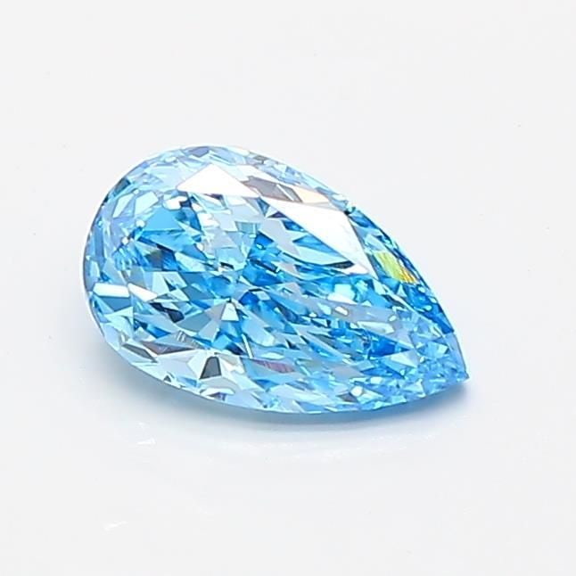 Loose Diamond - PEAR 0.63ct Fancy Vivid Blue VVS1: Loose Diamond - PEAR 0.63ct Fancy Vivid Blue VVS1 Source: This is a real non-mined Diamond that has been grown in a lab Shape: PEAR Carats: 0.63 Color: Fancy Vivid Blue Certification: IGI Video: