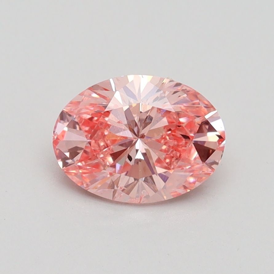 Loose Diamond - OVAL 1.01ct Fancy Intense Pink SI1: Loose Diamond - OVAL 1.01ct Fancy Intense Pink SI1 Source: This is a real non-mined Diamond that has been grown in a lab Shape: OVAL Carats: 1.01 Color: Fancy Intense Pink Certification: IGI Video: