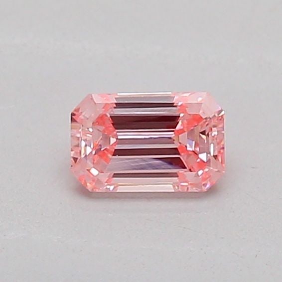 Loose Diamond - EMERALD 0.19ct Fancy Intense Pink VVS2: Loose Diamond - EMERALD 0.19ct Fancy Intense Pink VVS2 Source: This is a real non-mined Diamond that has been grown in a lab Shape: EMERALD Carats: 0.19 Color: Fancy Intense Pink Certification: IGI Th