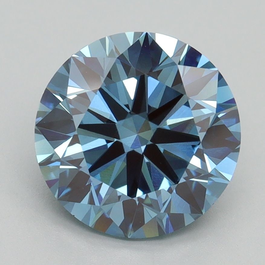 Loose Diamond - ROUND 3.01ct Fancy Vivid Blue VVS2 (1 of 1)