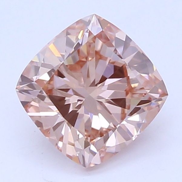 Loose Diamond - CUSHION BRILLIANT 0.5ct Fancy Intense Brownish Pink VS1: Loose Diamond - CUSHION BRILLIANT 0.5ct Fancy Intense Brownish Pink VS1 Source: This is a real non-mined Diamond that has been grown in a lab Shape: CUSHION BRILLIANT Carats: 0.5 Color: Fancy Intense 
