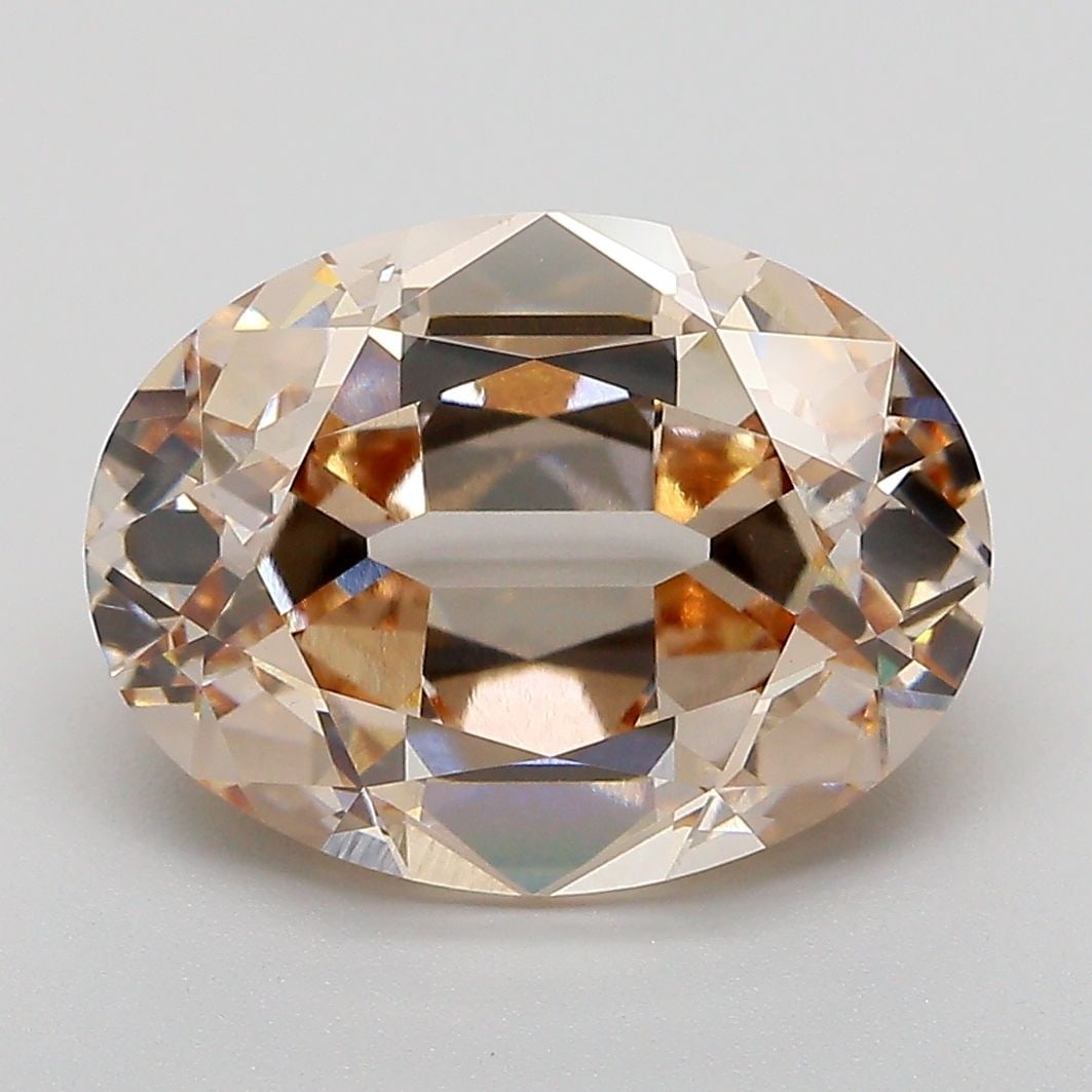 Loose Diamond - OVAL 5.03ct Very Light Brown VVS2: Loose Diamond - OVAL 5.03ct Very Light Brown VVS2 Source: This is a real non-mined Diamond that has been grown in a lab Shape: OVAL Carats: 5.03 Color: Very Light Brown Certification: IGI Video:
