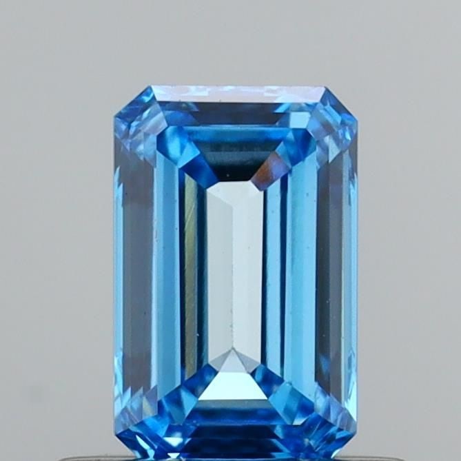 Loose Diamond - EMERALD 0.55ct Fancy Vivid Blue VVS2: Loose Diamond - EMERALD 0.55ct Fancy Vivid Blue VVS2 Source: This is a real non-mined Diamond that has been grown in a lab Shape: EMERALD Carats: 0.55 Color: Fancy Vivid Blue Certification: IGI Video:
