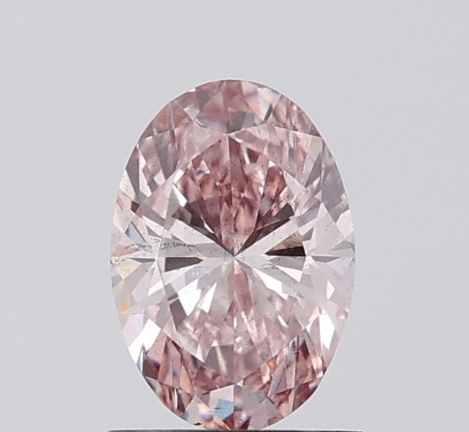 Loose Diamond - OVAL 1.04ct Fancy Intense Brownish Pink SI1: Loose Diamond - OVAL 1.04ct Fancy Intense Brownish Pink SI1 Source: This is a real non-mined Diamond that has been grown in a lab Shape: OVAL Carats: 1.04 Color: Fancy Intense Brownish Pink Certificat