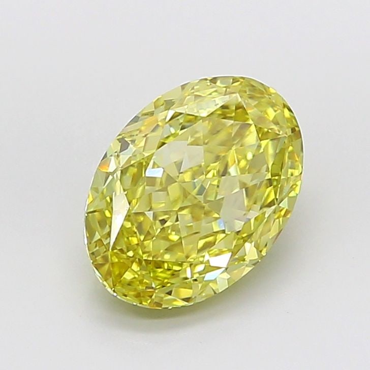 Loose Diamond - OVAL 4.1ct Fancy Intense Yellow VVS2: Loose Diamond - OVAL 4.1ct Fancy Intense Yellow VVS2 Source: This is a real non-mined Diamond that has been grown in a lab Shape: OVAL Carats: 4.1 Color: Fancy Intense Yellow Certification: IGI Video: