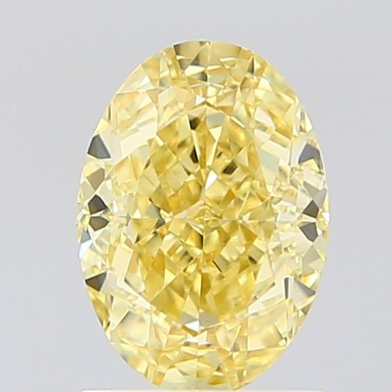Loose Diamond - OVAL 1.24ct Fancy Intense Yellow VS1: Loose Diamond - OVAL 1.24ct Fancy Intense Yellow VS1 Source: This is a real non-mined Diamond that has been grown in a lab Shape: OVAL Carats: 1.24 Color: Fancy Intense Yellow Certification: IGI Video
