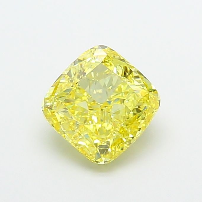Loose Diamond - CUSHION MODIFIED 3.0ct Fancy Intense Yellow VS1: Loose Diamond - CUSHION MODIFIED 3.0ct Fancy Intense Yellow VS1 Source: This is a real non-mined Diamond that has been grown in a lab Shape: CUSHION MODIFIED Carats: 3.0 Color: Fancy Intense Yellow Ce