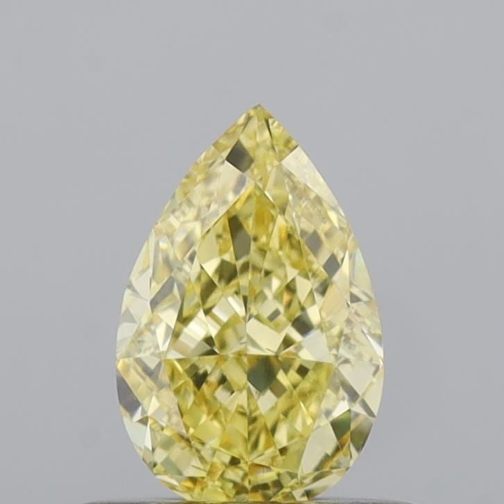 Loose Diamond - PEAR 0.57ct Fancy Intense Yellow VS1: Loose Diamond - PEAR 0.57ct Fancy Intense Yellow VS1 Source: This is a real non-mined Diamond that has been grown in a lab Shape: PEAR Carats: 0.57 Color: Fancy Intense Yellow Certification: IGI Video