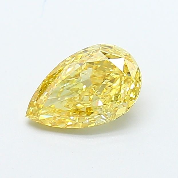 Loose Diamond - PEAR 1.06ct Fancy Intense Yellow VVS2: Loose Diamond - PEAR 1.06ct Fancy Intense Yellow VVS2 Source: This is a real non-mined Diamond that has been grown in a lab Shape: PEAR Carats: 1.06 Color: Fancy Intense Yellow Certification: IGI Vide