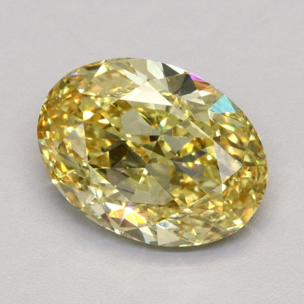 Loose Diamond - OVAL 5.08ct Fancy Intense Yellow VS1: Loose Diamond - OVAL 5.08ct Fancy Intense Yellow VS1 Source: This is a real non-mined Diamond that has been grown in a lab Shape: OVAL Carats: 5.08 Color: Fancy Intense Yellow Certification: IGI Video