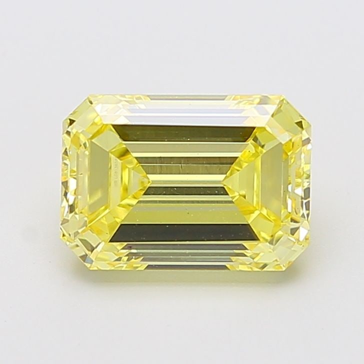 Loose Diamond - EMERALD 3.8ct Fancy Intense Yellow VS1: Loose Diamond - EMERALD 3.8ct Fancy Intense Yellow VS1 Source: This is a real non-mined Diamond that has been grown in a lab Shape: EMERALD Carats: 3.8 Color: Fancy Intense Yellow Certification: IGI V