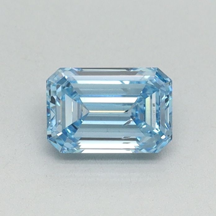 Loose Diamond - EMERALD 0.48ct Fancy Vivid Blue VS2: Loose Diamond - EMERALD 0.48ct Fancy Vivid Blue VS2 Source: This is a real non-mined Diamond that has been grown in a lab Shape: EMERALD Carats: 0.48 Color: Fancy Vivid Blue Certification: IGI Video: