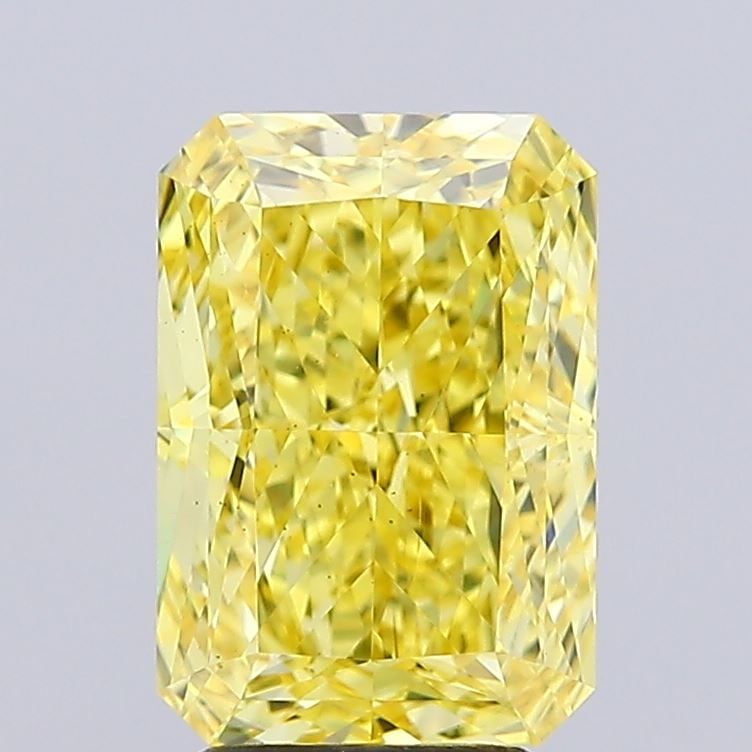 Loose Diamond - RADIANT 4.07ct Fancy Vivid Yellow VS2: Loose Diamond - RADIANT 4.07ct Fancy Vivid Yellow VS2 Source: This is a real non-mined Diamond that has been grown in a lab Shape: RADIANT Carats: 4.07 Color: Fancy Vivid Yellow Certification: IGI Vid