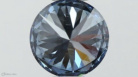 Ideal Loose Diamond - ROUND 0.41ct Fancy Vivid Blue VS2: Ideal Loose Diamond - ROUND 0.41ct Fancy Vivid Blue VS2 Source: This is a real non-mined Diamond that has been grown in a lab Shape: ROUND Carats: 0.41 Color: Fancy Vivid Blue Certification: IGI Video