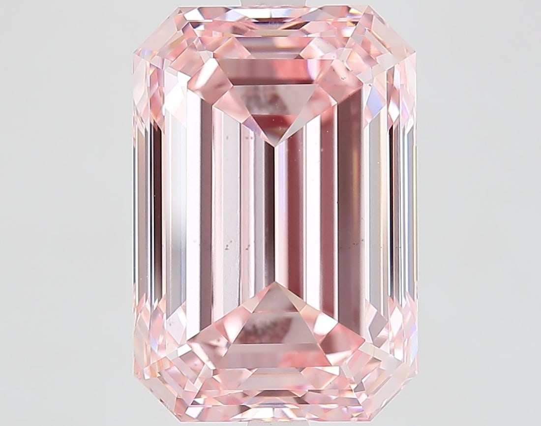 Loose Diamond - EMERALD 9.01ct Fancy Intense Pink VS2: Loose Diamond - EMERALD 9.01ct Fancy Intense Pink VS2 Source: This is a real non-mined Diamond that has been grown in a lab Shape: EMERALD Carats: 9.01 Color: Fancy Intense Pink Certification: IGI Vid