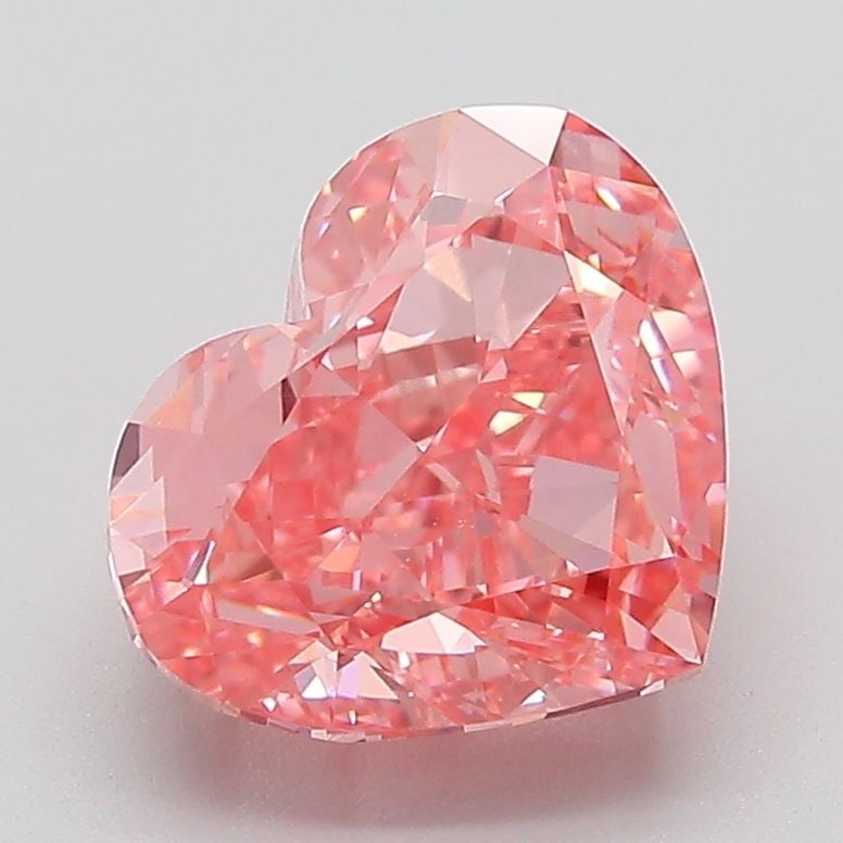 Loose Diamond - HEART 3.02ct Fancy Vivid Pink VVS2: Loose Diamond - HEART 3.02ct Fancy Vivid Pink VVS2 Source: This is a real non-mined Diamond that has been grown in a lab Shape: HEART Carats: 3.02 Color: Fancy Vivid Pink Certification: IGI The Diamon