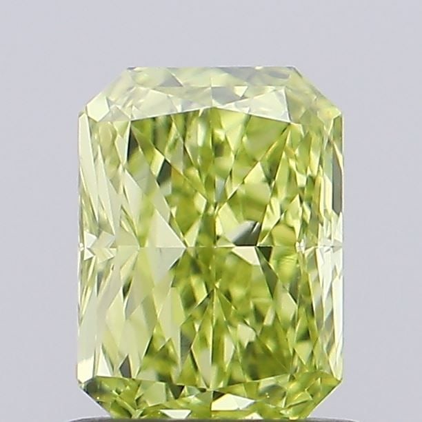 Loose Diamond - RADIANT 0.72ct Fancy Intense Yellow VVS2: Loose Diamond - RADIANT 0.72ct Fancy Intense Yellow VVS2 Source: This is a real non-mined Diamond that has been grown in a lab Shape: RADIANT Carats: 0.72 Color: Fancy Intense Yellow Certification: IG