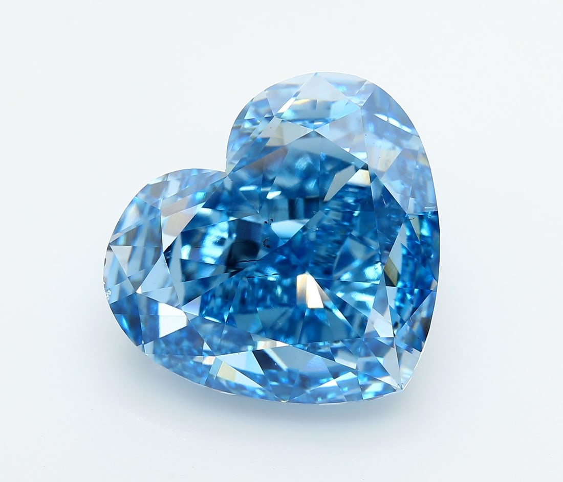 Loose Diamond - HEART 20.22ct Fancy Vivid Blue SI1: Loose Diamond - HEART 20.22ct Fancy Vivid Blue SI1 Source: This is a real non-mined Diamond that has been grown in a lab Shape: HEART Carats: 20.22 Color: Fancy Vivid Blue Certification: IGI Video: