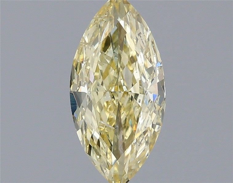 Loose Diamond - MARQUISE 1.08ct Fancy Intense Yellow SI1: Loose Diamond - MARQUISE 1.08ct Fancy Intense Yellow SI1 Source: This is a real non-mined Diamond that has been grown in a lab Shape: MARQUISE Carats: 1.08 Color: Fancy Intense Yellow Certification: I