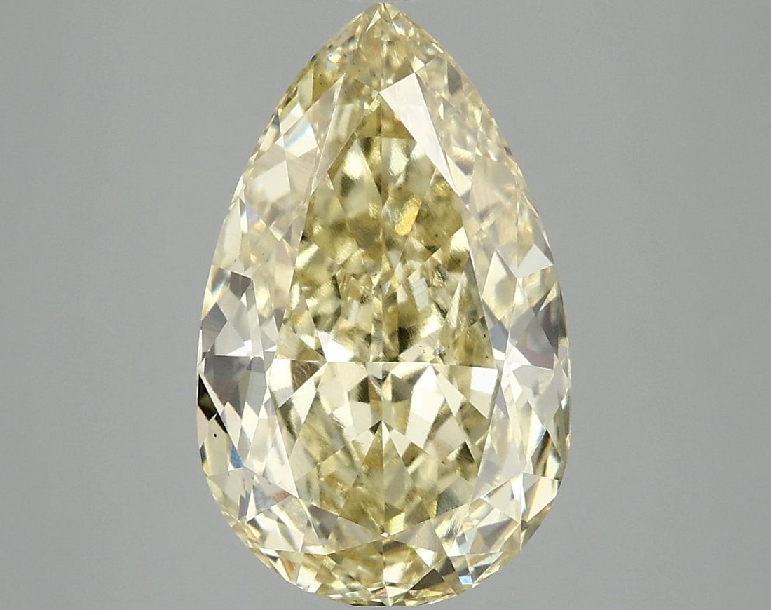 Loose Diamond - PEAR 4.83ct Fancy Intense Yellow VS2: Loose Diamond - PEAR 4.83ct Fancy Intense Yellow VS2 Source: This is a real non-mined Diamond that has been grown in a lab Shape: PEAR Carats: 4.83 Color: Fancy Intense Yellow Certification: IGI Video