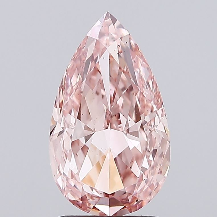Loose Diamond - PEAR 2.54ct Fancy Vivid Pink SI1: Loose Diamond - PEAR 2.54ct Fancy Vivid Pink SI1 Source: This is a real non-mined Diamond that has been grown in a lab Shape: PEAR Carats: 2.54 Color: Fancy Vivid Pink Certification: IGI Video: