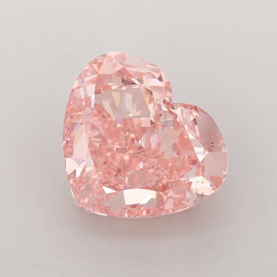 Loose Diamond - HEART 2.68ct Fancy Vivid Pink VS1: Loose Diamond - HEART 2.68ct Fancy Vivid Pink VS1 Source: This is a real non-mined Diamond that has been grown in a lab Shape: HEART Carats: 2.68 Color: Fancy Vivid Pink Certification: IGI Video: