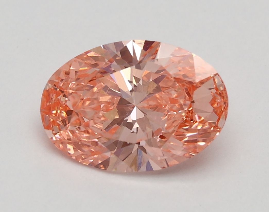 Loose Diamond - OVAL 1.32ct Fancy Vivid Pink VS2: Loose Diamond - OVAL 1.32ct Fancy Vivid Pink VS2 Source: This is a real non-mined Diamond that has been grown in a lab Shape: OVAL Carats: 1.32 Color: Fancy Vivid Pink Certification: IGI Video: