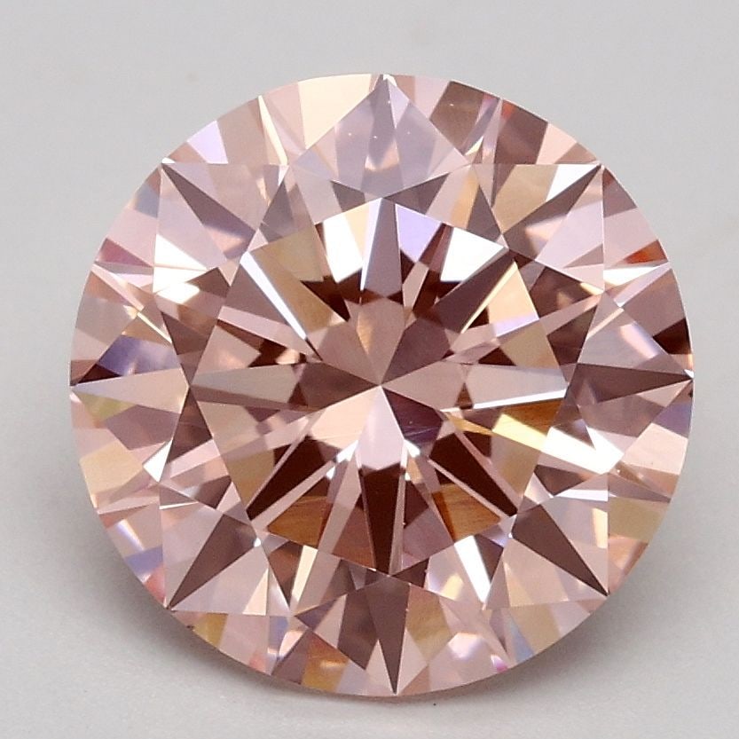 Loose Diamond - ROUND 2.25ct Fancy Intense Pink VS1: Loose Diamond - ROUND 2.25ct Fancy Intense Pink VS1 Source: This is a real non-mined Diamond that has been grown in a lab Shape: ROUND Carats: 2.25 Color: Fancy Intense Pink Certification: IGI Video: