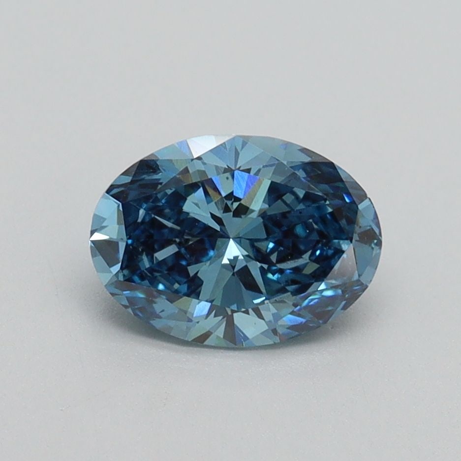 Loose Diamond - OVAL 1.01ct Fancy Vivid Blue SI2 (1 of 1)