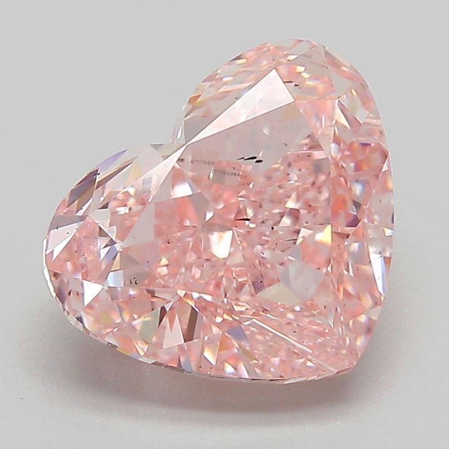 Loose Diamond - HEART 4.03ct Fancy Intense Pink SI1: Loose Diamond - HEART 4.03ct Fancy Intense Pink SI1 Source: This is a real non-mined Diamond that has been grown in a lab Shape: HEART Carats: 4.03 Color: Fancy Intense Pink Certification: IGI Video: