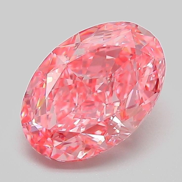 Loose Diamond - OVAL 2.04ct Fancy Vivid Pink VVS2: Loose Diamond - OVAL 2.04ct Fancy Vivid Pink VVS2 Source: This is a real non-mined Diamond that has been grown in a lab Shape: OVAL Carats: 2.04 Color: Fancy Vivid Pink Certification: IGI The Diamond 