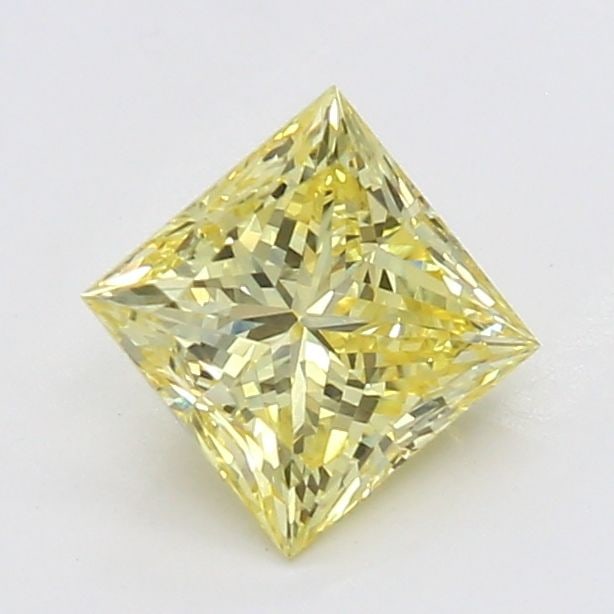 Loose Diamond - PRINCESS 0.61ct Fancy Vivid Yellow VS1: Loose Diamond - PRINCESS 0.61ct Fancy Vivid Yellow VS1 Source: This is a real non-mined Diamond that has been grown in a lab Shape: PRINCESS Carats: 0.61 Color: Fancy Vivid Yellow Certification: NONE 
