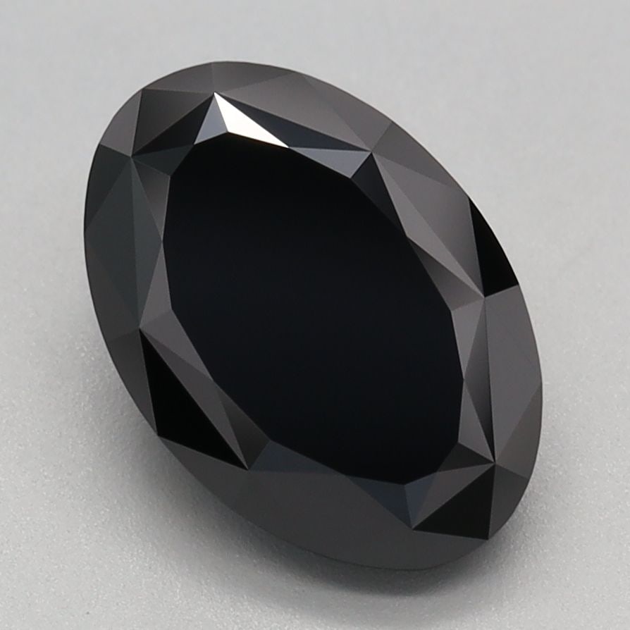 Loose Diamond - OVAL 2.13ct Fancy Black: Loose Diamond - OVAL 2.13ct Fancy Black Source: This is a real non-mined Diamond that has been grown in a lab Shape: OVAL Carats: 2.13 Color: Fancy Black Certification: IGI Video: