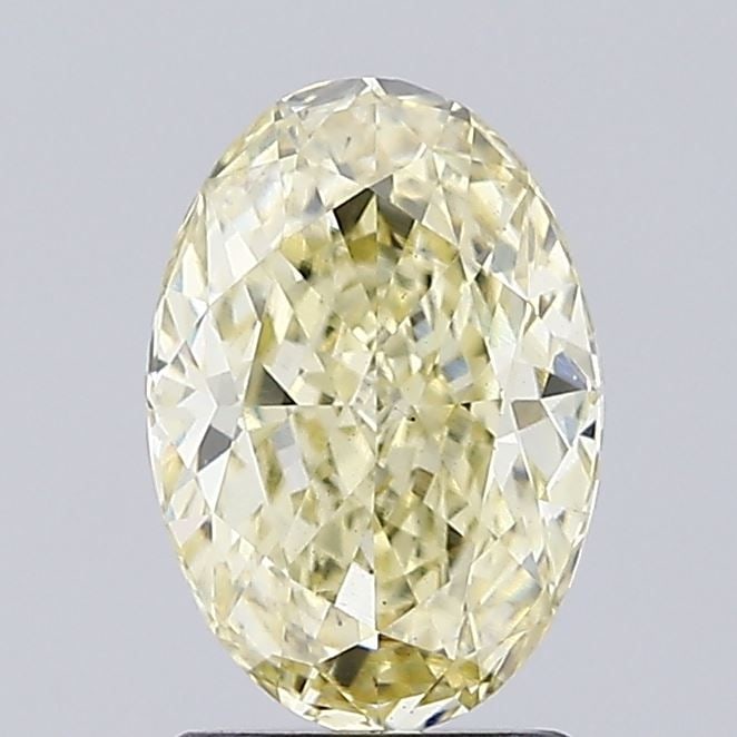 Loose Diamond - OVAL 1.66ct Fancy Yellow VS1: Loose Diamond - OVAL 1.66ct Fancy Yellow VS1 Source: This is a real non-mined Diamond that has been grown in a lab Shape: OVAL Carats: 1.66 Color: Fancy Yellow Certification: IGI Video: