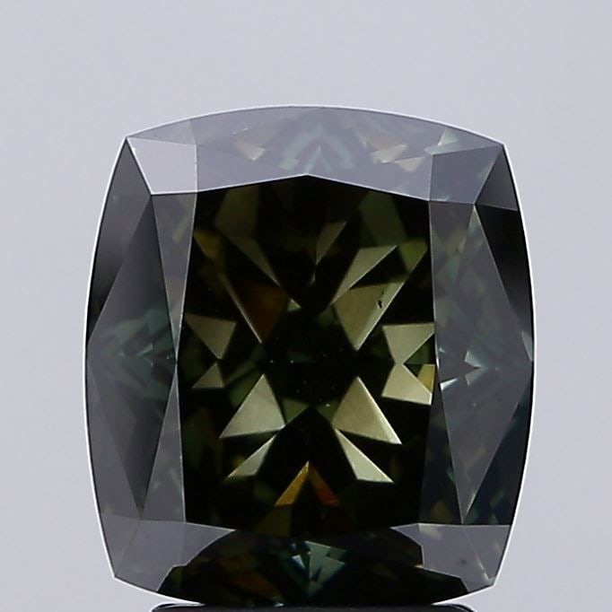 Loose Diamond - CUSHION BRILLIANT 3.78ct Fancy Black VS1: Loose Diamond - CUSHION BRILLIANT 3.78ct Fancy Black VS1 Source: This is a real non-mined Diamond that has been grown in a lab Shape: CUSHION BRILLIANT Carats: 3.78 Color: Fancy Black Certification: N