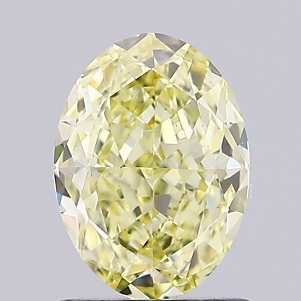 Loose Diamond - OVAL 1.12ct Fancy Intense Yellow VS1: Loose Diamond - OVAL 1.12ct Fancy Intense Yellow VS1 Source: This is a real non-mined Diamond that has been grown in a lab Shape: OVAL Carats: 1.12 Color: Fancy Intense Yellow Certification: IGI Video