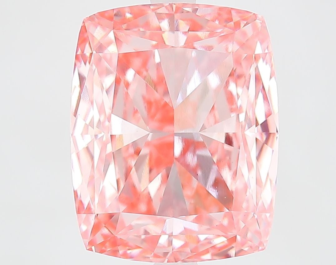 Loose Diamond - CUSHION MODIFIED 7.81ct Fancy Vivid Pink VS1: Loose Diamond - CUSHION MODIFIED 7.81ct Fancy Vivid Pink VS1 Source: This is a real non-mined Diamond that has been grown in a lab Shape: CUSHION MODIFIED Carats: 7.81 Color: Fancy Vivid Pink Certific