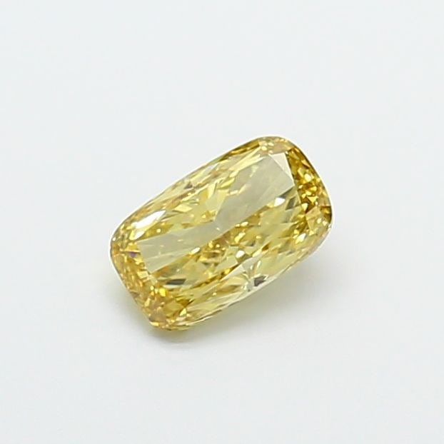 Loose Diamond - CUSHION BRILLIANT 1.07ct Fancy Vivid Yellow VS1: Loose Diamond - CUSHION BRILLIANT 1.07ct Fancy Vivid Yellow VS1 Source: This is a real non-mined Diamond that has been grown in a lab Shape: CUSHION BRILLIANT Carats: 1.07 Color: Fancy Vivid Yellow Ce