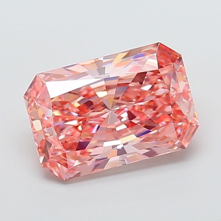 Loose Diamond - RADIANT 4.07ct Fancy Vivid Pink VVS2 (1 of 1)