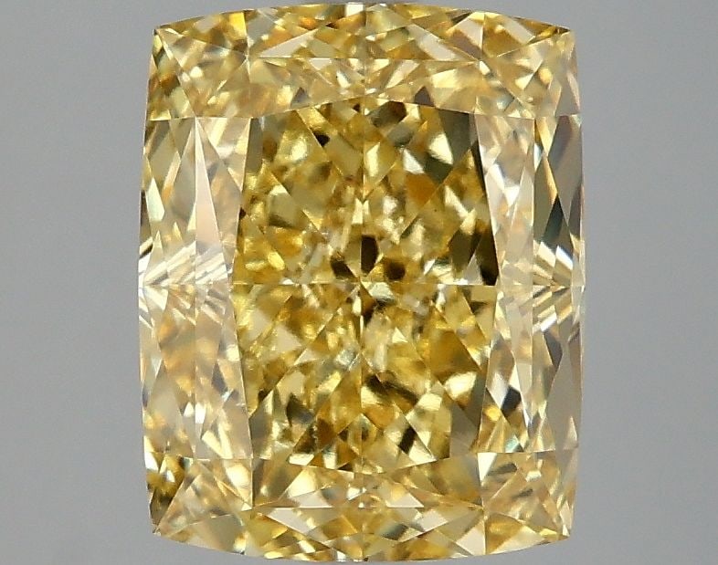 Loose Diamond - CUSHION MODIFIED 3.05ct Fancy Vivid Yellow VS1: Loose Diamond - CUSHION MODIFIED 3.05ct Fancy Vivid Yellow VS1 Source: This is a real non-mined Diamond that has been grown in a lab Shape: CUSHION MODIFIED Carats: 3.05 Color: Fancy Vivid Yellow Cert
