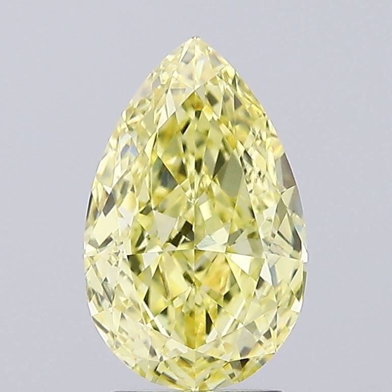 Loose Diamond - PEAR 3.05ct Fancy Intense Yellow VS2: Loose Diamond - PEAR 3.05ct Fancy Intense Yellow VS2 Source: This is a real non-mined Diamond that has been grown in a lab Shape: PEAR Carats: 3.05 Color: Fancy Intense Yellow Certification: IGI Video