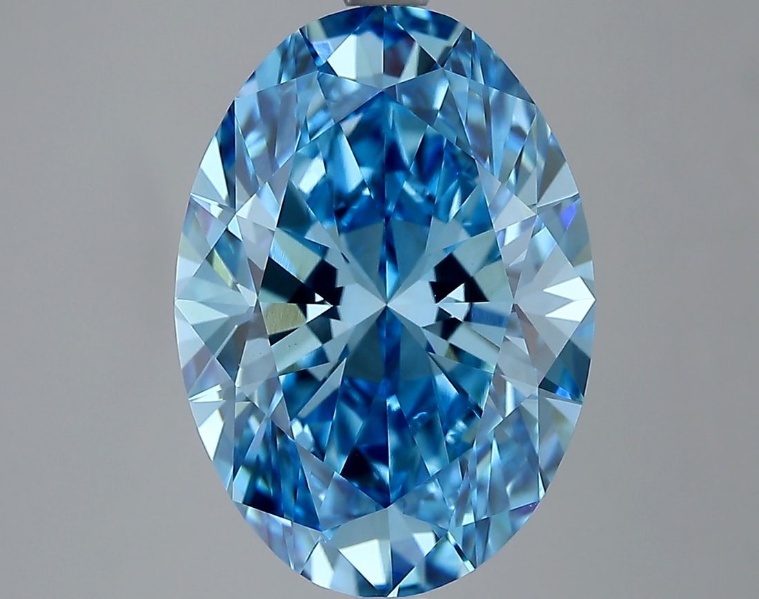 Loose Diamond - OVAL 5.01ct Fancy Vivid Blue VVS2 (1 of 1)