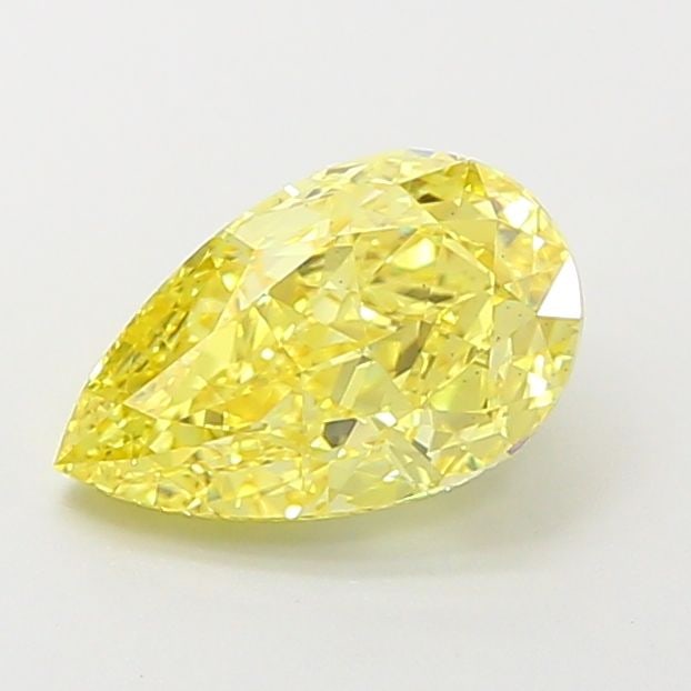 Loose Diamond - PEAR 1.55ct Fancy Vivid Yellow VS1: Loose Diamond - PEAR 1.55ct Fancy Vivid Yellow VS1 Source: This is a real non-mined Diamond that has been grown in a lab Shape: PEAR Carats: 1.55 Color: Fancy Vivid Yellow Certification: IGI Video: