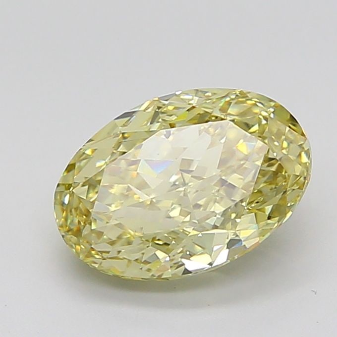 Loose Diamond - OVAL 4.02ct Fancy Intense Yellow VS2: Loose Diamond - OVAL 4.02ct Fancy Intense Yellow VS2 Source: This is a real non-mined Diamond that has been grown in a lab Shape: OVAL Carats: 4.02 Color: Fancy Intense Yellow Certification: IGI Video