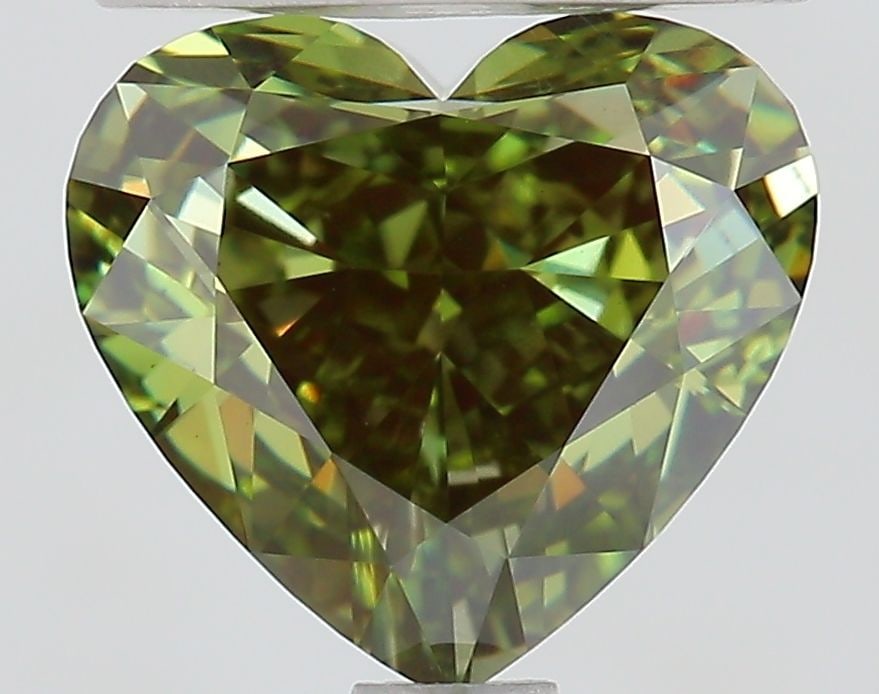 Loose Diamond - HEART 1.86ct Fancy Vivid Green VVS2: Loose Diamond - HEART 1.86ct Fancy Vivid Green VVS2 Source: This is a real non-mined Diamond that has been grown in a lab Shape: HEART Carats: 1.86 Color: Fancy Vivid Green Certification: IGI Video: