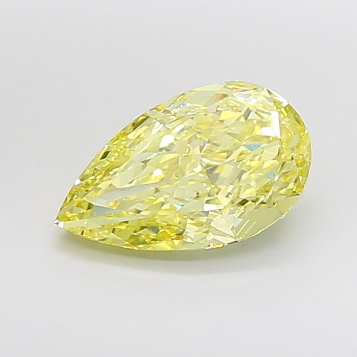 Loose Diamond - PEAR 4.59ct Fancy Intense Yellow VS1: Loose Diamond - PEAR 4.59ct Fancy Intense Yellow VS1 Source: This is a real non-mined Diamond that has been grown in a lab Shape: PEAR Carats: 4.59 Color: Fancy Intense Yellow Certification: IGI The D